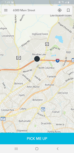 Android application Original Blue Ribbon Taxi screenshort
