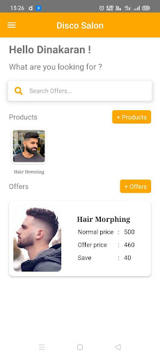 My Salon Screen 2