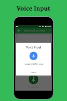 screenshot of Write SMS by Voice