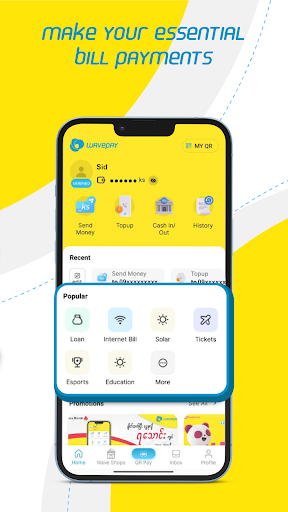 Screenshot of WavePay APP by Wave Money