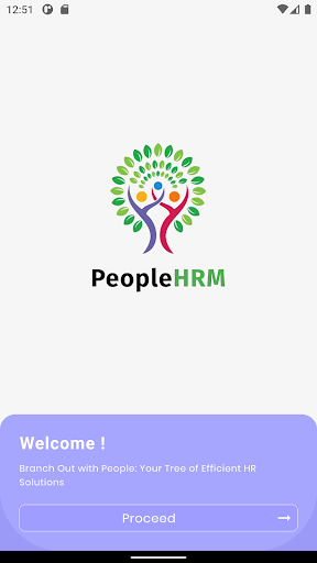 Android application PeopleHRM screenshort