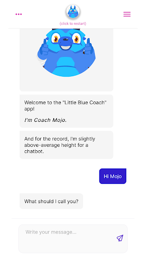 Little Blue Coach Screen 2