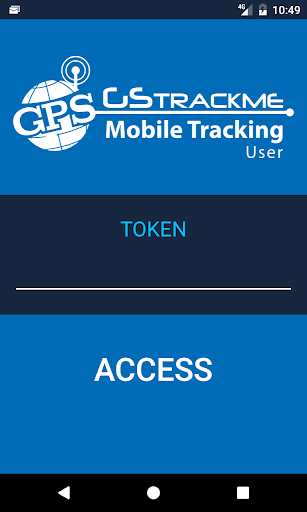 Android application GSTrackMe Mobile - User screenshort