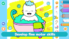 screenshot of Babies coloring & drawing book