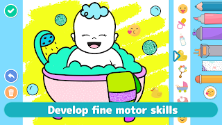 Babies coloring & drawing book - Screenshot 3