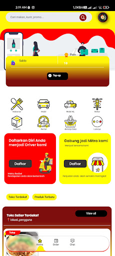Android application PENDAWAJEK screenshort