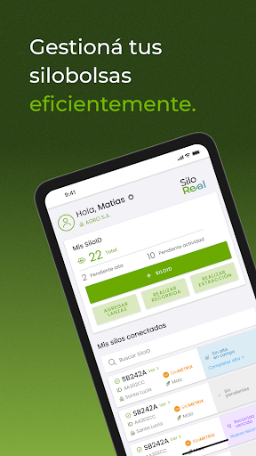 Android application SiloREAL AGRO screenshort
