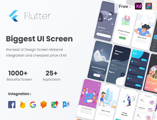 Biggest UI Kit - Flutter UI Ki