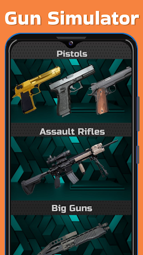 Android application Gun Sound : Shake & Flashlight screenshort