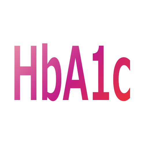 HbA1c 記録帳 中性脂肪 体重を記録しグラフで表示 logo