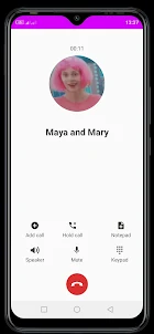 Maya and Mary Fake Video Call