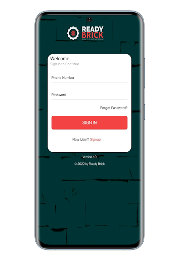 Ready Brick Driver Screen 2