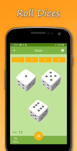 Android application Random Generator screenshort