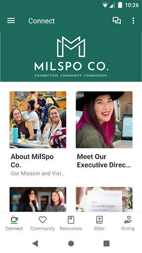Android application Milspo Co. screenshort