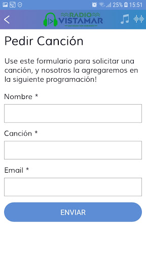 Radio Vistamar Screen 3