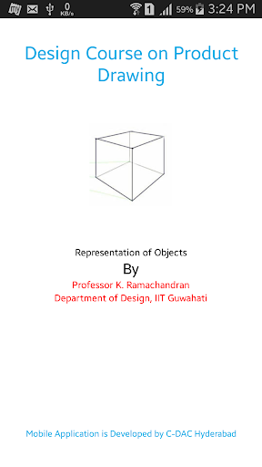 Android application Design Course Product Drawing screenshort