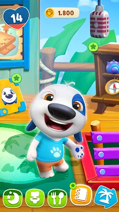 My Talking Hank: Islands - Screenshot 1