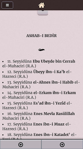 Screenshot of Ashab-ı Bedir
