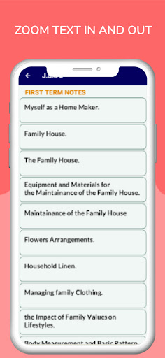 Home Economics Notes J.S.S 1-3 Screen 3