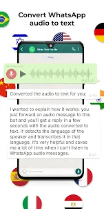 Audio Convert Text Transcribe