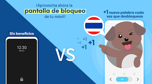 Android application WordBit Tailandés screenshort