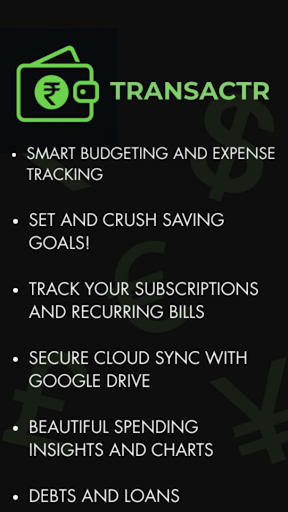 Transactr  Expense Tracker