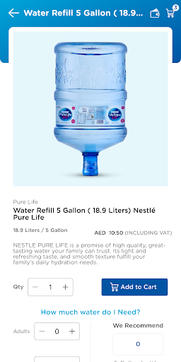 Nestlé Waters Screen 2