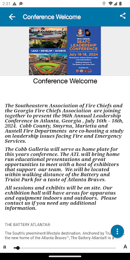 SEAFC Screen 3