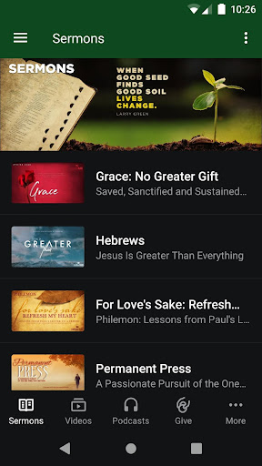 Android application Cedar Hill Church App screenshort