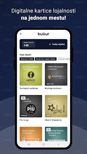 Android application Kusur Srbija screenshort