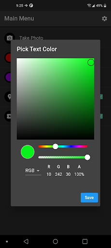 Timestamp Camera Freeware Screen 2