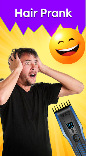 Android application Hair Clipper Prank Shave Head screenshort