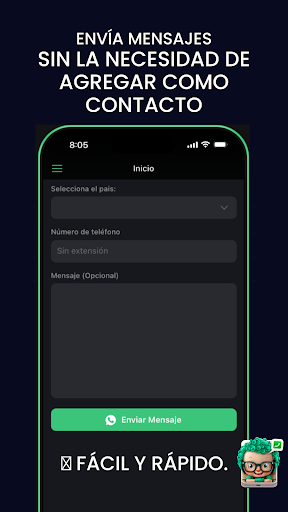 Android application Envia msj de WHAPP sin agregar screenshort