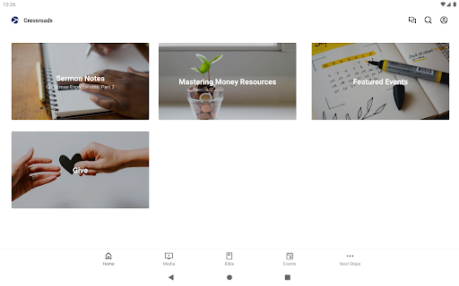 Screenshot of Crossroads Church GA