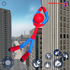 Flying Spider Rope Hero Games MOD