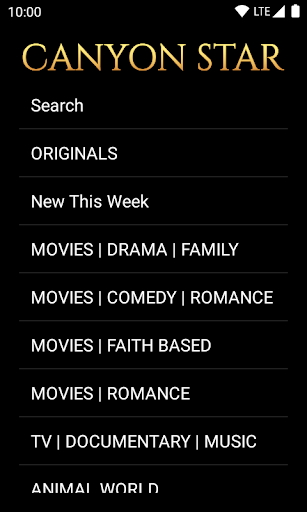 Android application Canyon Star TV screenshort