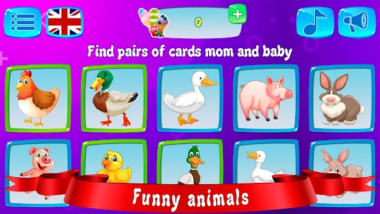 Smart game Flashcards for kids
