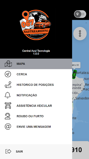 Android application 067 Rastreamento screenshort