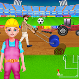 Build a Sports Stadium: Cricket Football Builder icon