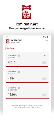İzmirim Kart Bakiye Sorgulama screenshot 3