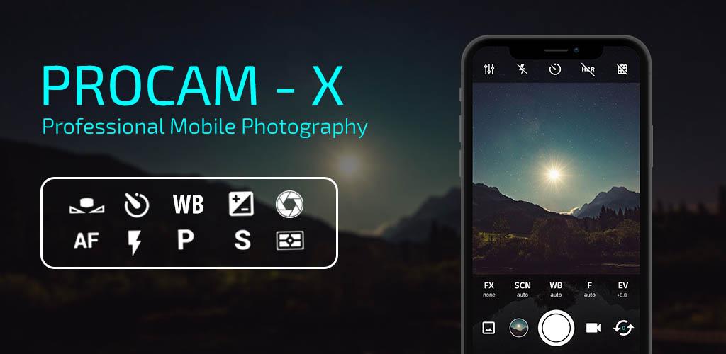 Download ProCam X MOD APK latest version (Paid for free) for Android