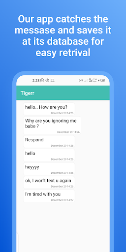 Recover deleted messages Screen 2