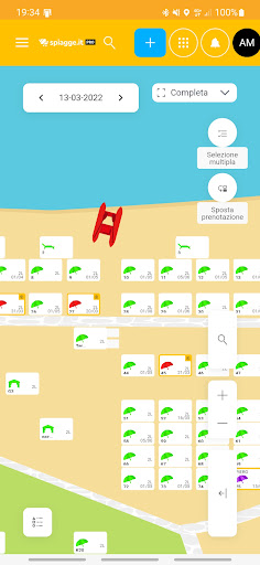 Android application Spiagge.it - Software gestore screenshort