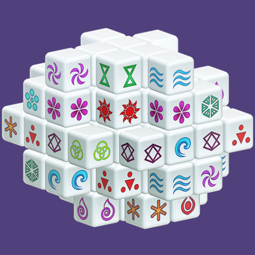 Mahjong Dimensions: 3D Puzzles Logo