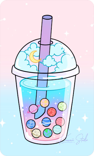 Aesthetic Boba Tea Wallpaper