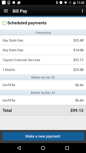 SFCU Mobile Banking Screen 3
