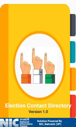 Android application Election Contact Directory screenshort