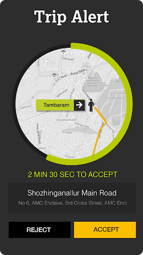 Android application OOR Driver screenshort