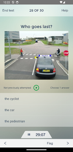 Screenshot of Dutch Caribbean Theory Test