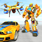 Cover Image of Download Drone Robot Car Game - Robot Transforming Games 1.1.3 APK